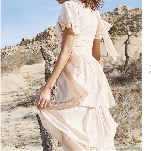 HappyXNature Boho Flutter Layered Maxi Dress 2 - Picture 3 of 13